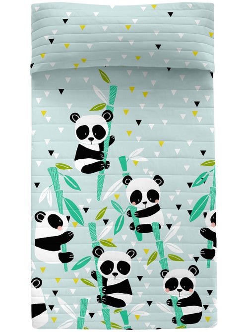 Colcha Panda garden blue "Happyfriday" - Kiabi Colcha Panda garden blue "Happyfriday" - Kiabi