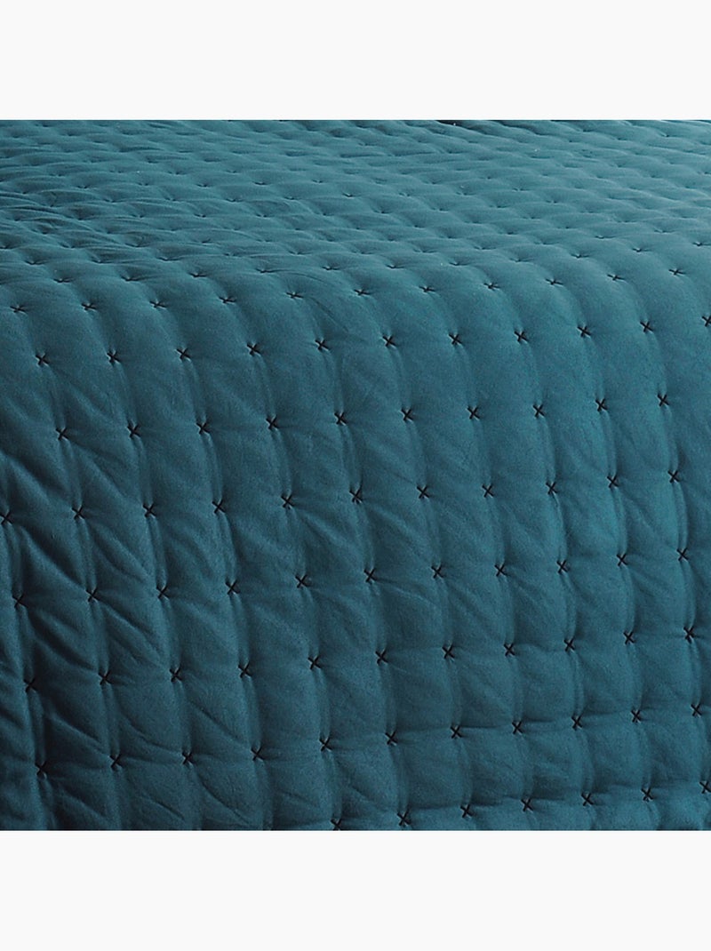 Colcha simples acolchoada Azul - Kiabi