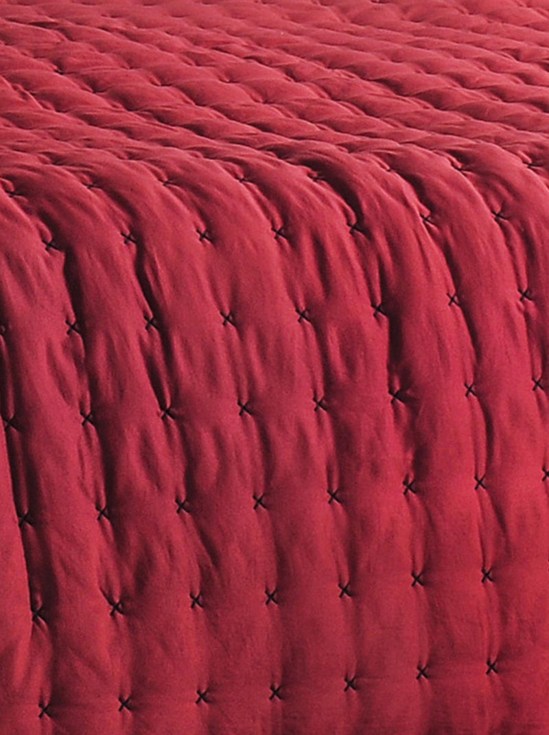 Colcha simples acolchoada Vermelho - Kiabi