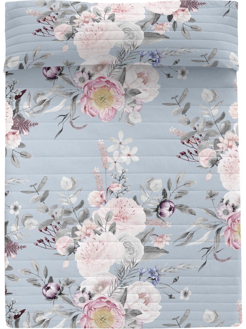 Colcha Soft bouquet "Happyfriday" Multicolorido - Kiabi
