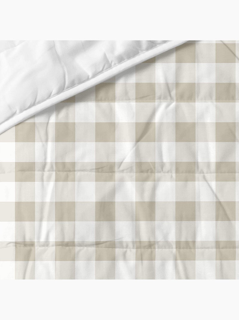 Colcha Vichy "Happyfriday" Bege - Kiabi