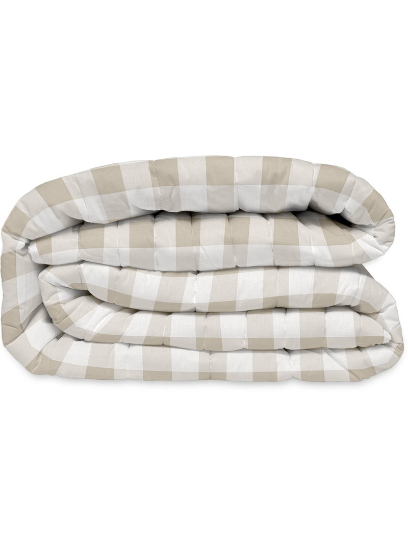 Colcha Vichy "Happyfriday" Bege - Kiabi