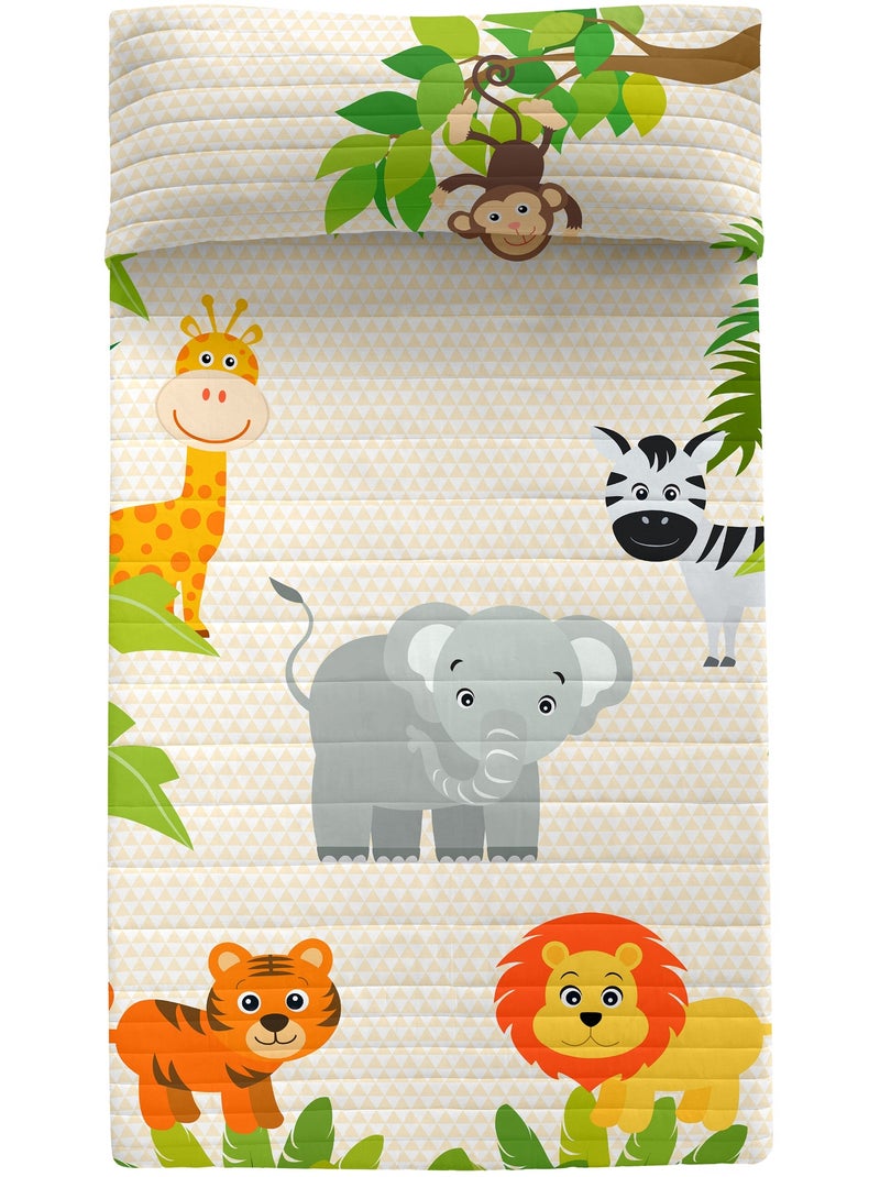 Colcha Wild "Happyfriday" Multicolorido - Kiabi