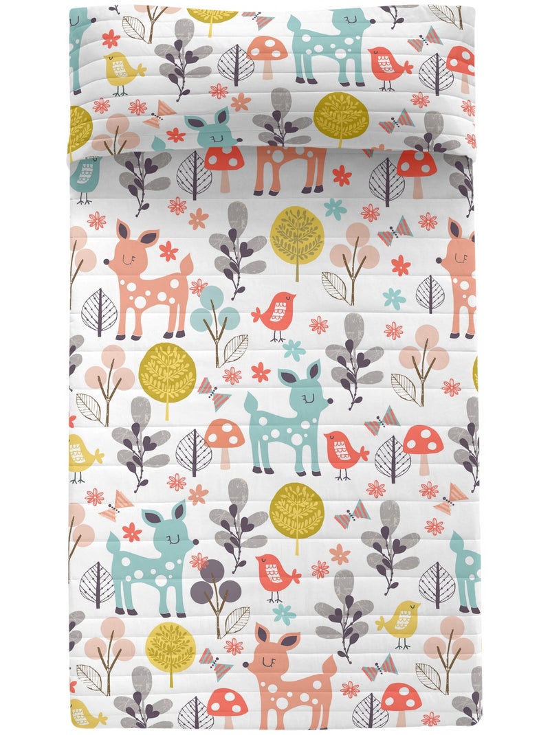 Colcha Woodland "Happyfriday" Multicolorido - Kiabi