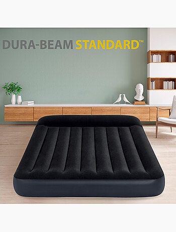 Colchão de ar duplo pillow rest com bomba intex