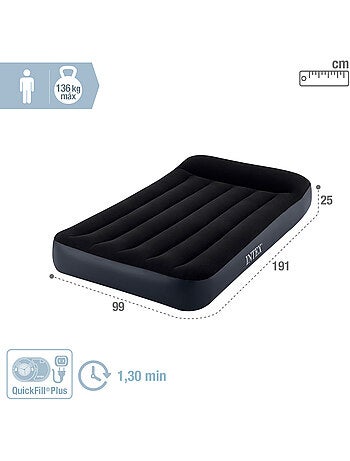 Colchão de ar individual intex tamanho s dura-beam standard pillow rest classic