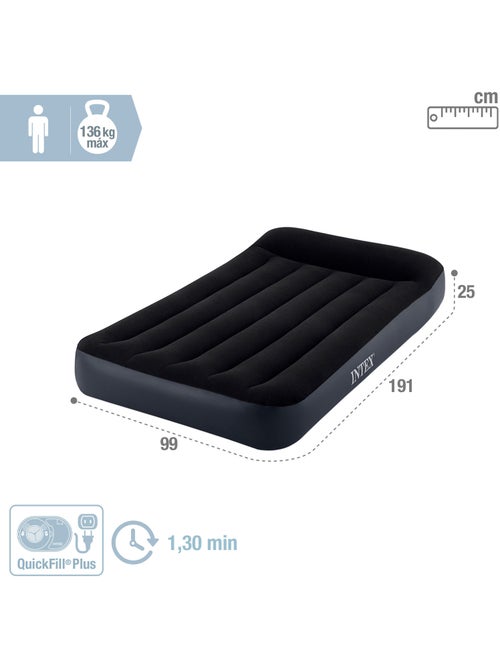 Colchão de ar individual intex tamanho s dura-beam standard pillow rest classic - Kiabi Colchão de ar individual intex tamanho s dura-beam standard pillow rest classic - Kiabi
