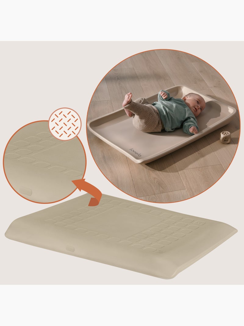 Colchão de muda em espuma LIONELO Megs - 70x50 cm - Impermeável Bege - Kiabi