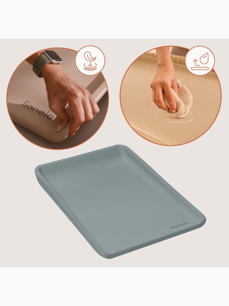 Colchão de muda em espuma LIONELO Megs - 70x50 cm - Impermeável Cinza - Kiabi