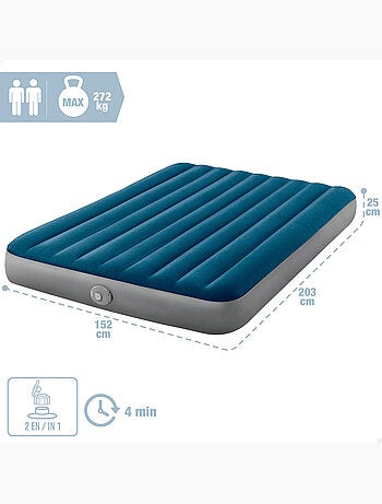 Colchão inflável de casal intex standard prestige single-high queen 152x203x25 cm