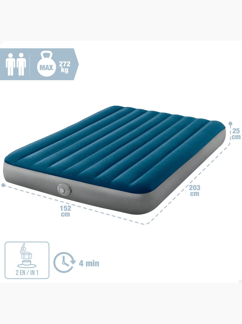Colchão inflável de casal intex standard prestige single-high queen 152x203x25 cm Azul - Kiabi