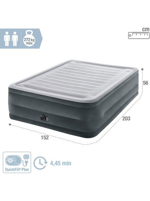 Colchão inflável duplo intex tamanho l dura-beam deluxe comfort-plush high-rise - Kiabi