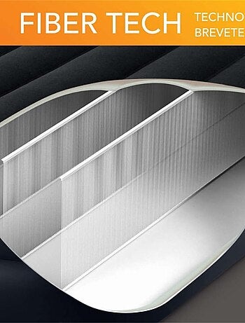 Colchão inflável duplo intex tamanho m dura-beam plus pillow rest raised