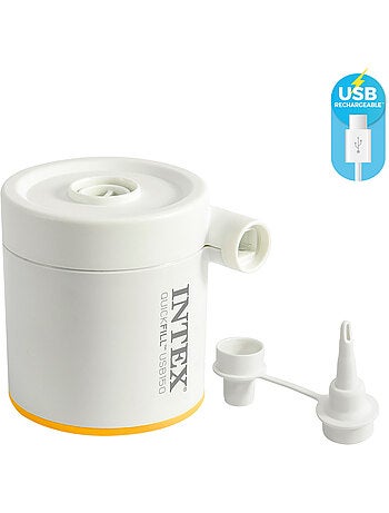Colchão inflável duplo tpu camping matress com inflador incluído intex