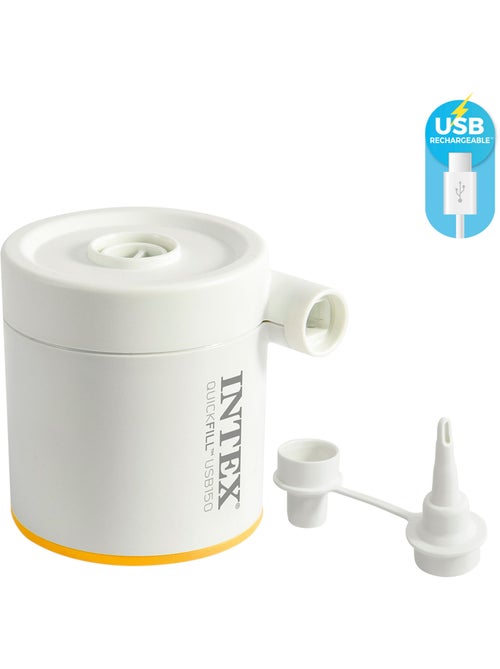 Colchão inflável duplo tpu camping matress com inflador incluído intex - Kiabi