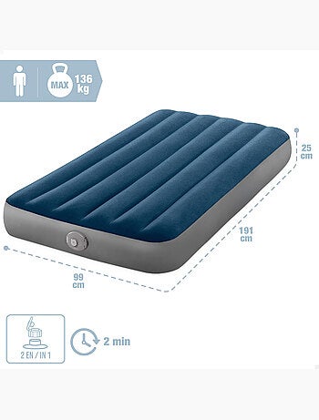 Colchão inflável individual intex standard prestige single-high 191x99x25 cm