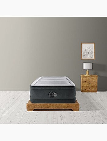 Colchão inflável individual intex tamanho s dura-beam deluxe comfort-plush elevated