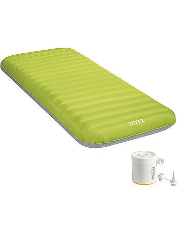 Colchão inflável individual tpu camping mat com inflador incluído intex