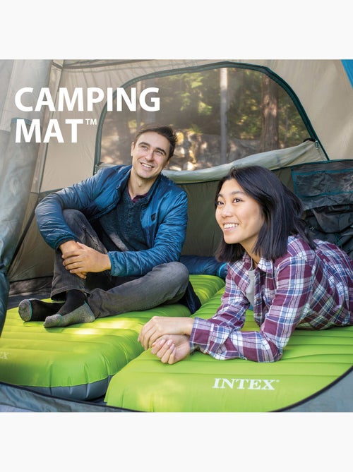 Colchão inflável individual tpu camping mat com inflador incluído intex - Kiabi Colchão inflável individual tpu camping mat com inflador incluído intex - Kiabi