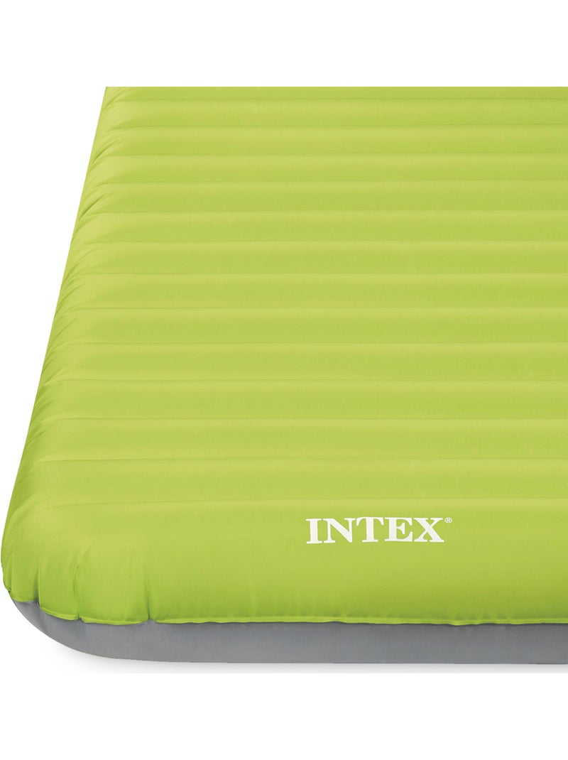 Colchão inflável individual tpu camping mat com inflador incluído intex Verde kiwi - Kiabi