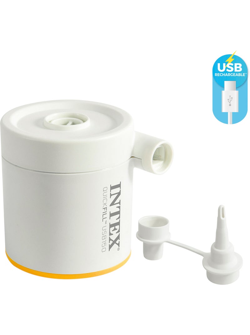 Colchão inflável individual tpu camping matress c/inflador intex Azul - Kiabi