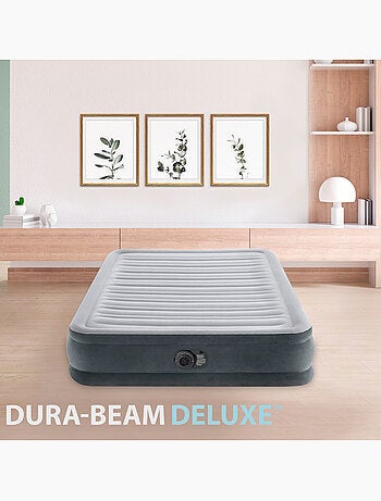 Colchão inflável intex dura-beam deluxe comfort-plush 137x191x33 cm