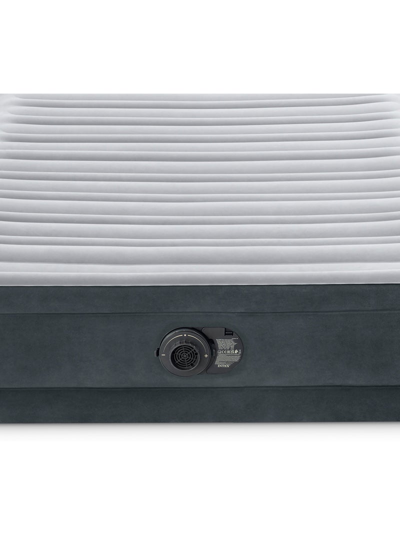 Colchão inflável intex dura-beam deluxe comfort-plush 137x191x33 cm Cinza - Kiabi
