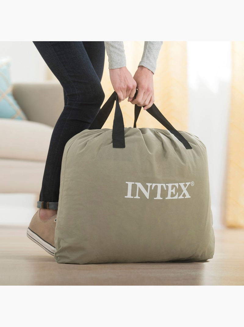 Colchão inflável intex dura-beam deluxe comfort-plush 137x191x33 cm Cinza - Kiabi