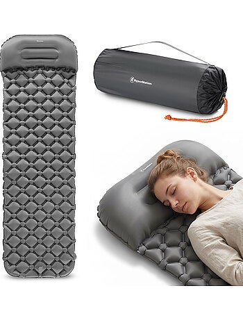 Colchão insuflável campmat hypermotion: ultraleve, compacto e confortável para trekking e campismo