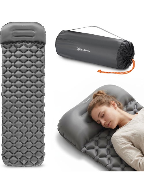 Colchão insuflável campmat hypermotion: ultraleve, compacto e confortável para trekking e campismo - Kiabi Colchão insuflável campmat hypermotion: ultraleve, compacto e confortável para trekking e campismo - Kiabi