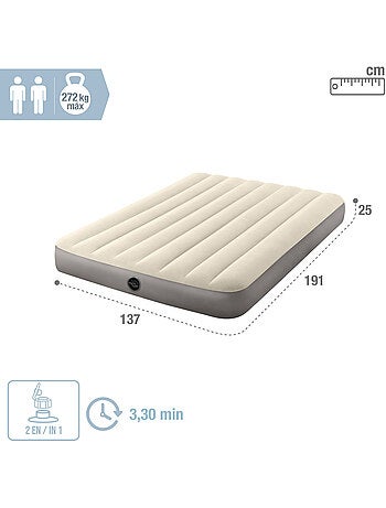 Colchão insuflável dura-beam standard - 137x191x25 cm