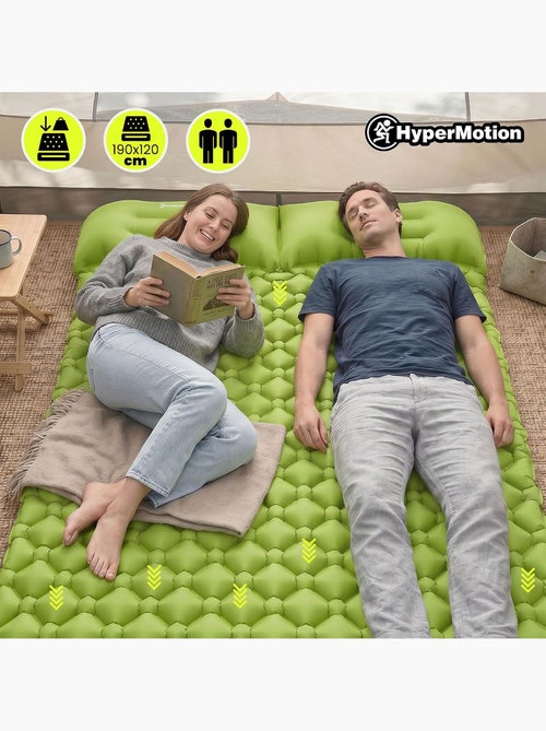 Colchão insuflável hypermotion para duas pessoas, leve e confortável para aventuras ao ar livre - Kiabi Colchão insuflável hypermotion para duas pessoas, leve e confortável para aventuras ao ar livre - Kiabi