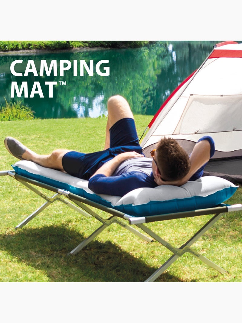 Colchão insuflável intex campismo 72x189x15 cm Azul - Kiabi