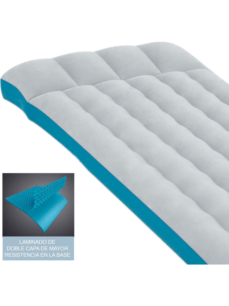 Colchão insuflável intex campismo 72x189x15 cm Azul - Kiabi