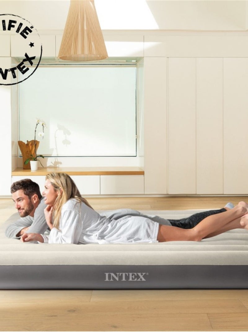 Colchão insuflável intex duplo 152x203x25 cm Bege - Kiabi