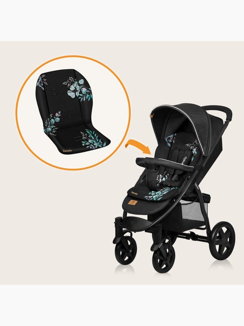 Colchão para carrinho de bebé LIONELO – Universal – Lavável – Hidrorrepelente – Dupla face - Kiabi Colchão para carrinho de bebé LIONELO – Universal – Lavável – Hidrorrepelente – Dupla face - Kiabi