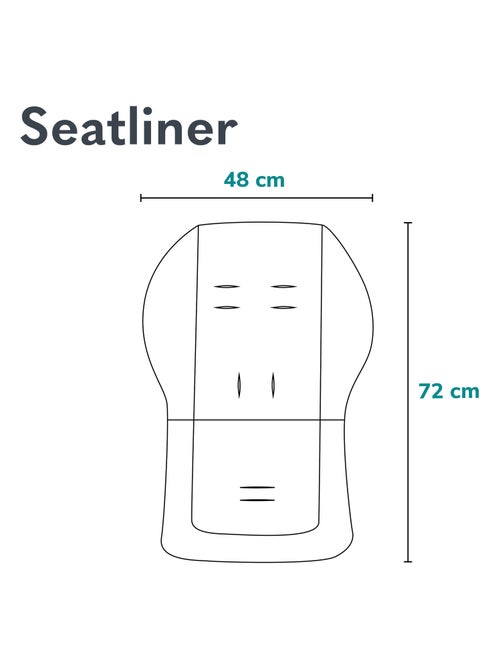 Colchão para carrinho de bebé LIONELO – Universal – Lavável – Hidrorrepelente – Dupla face - Kiabi Colchão para carrinho de bebé LIONELO – Universal – Lavável – Hidrorrepelente – Dupla face - Kiabi