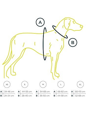 Coleira para cães PELUVIO Mate - Refletora - Ajustável