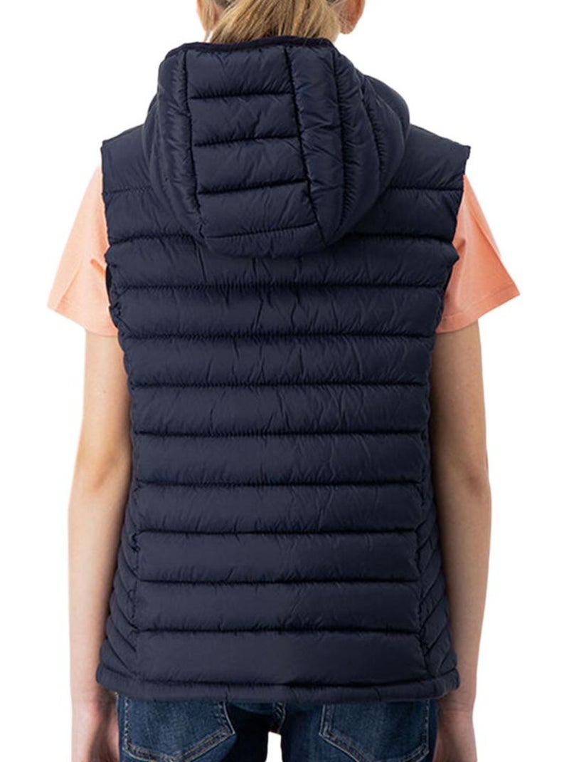 Colete Acolchoado Azul Marinho para Menina Teddy Smith Terry Azul-marinho - Kiabi