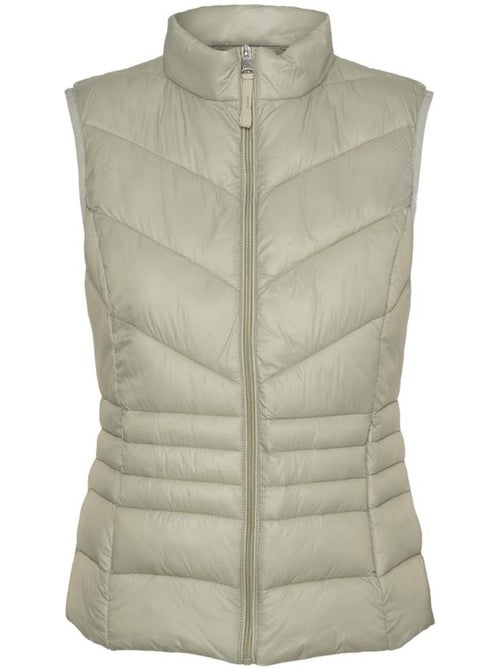 Colete acolchoado bege para mulher vero moda sorayasiv - Kiabi Colete acolchoado bege para mulher vero moda sorayasiv - Kiabi