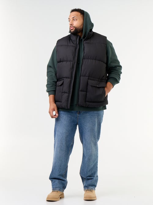 Colete acolchoado forrado a polar - Kiabi