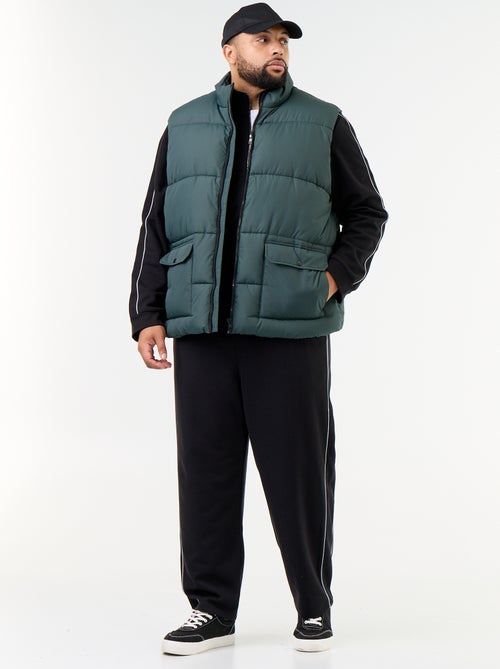 Colete acolchoado forrado a polar - Kiabi