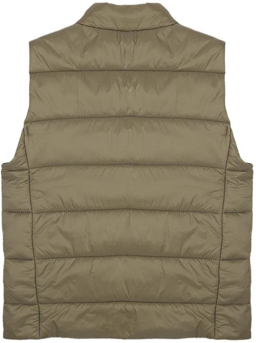 Colete Acolchoado Kaki para Mulher Teddy Smith Tessy - Kiabi Colete Acolchoado Kaki para Mulher Teddy Smith Tessy - Kiabi