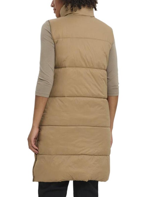Colete Acolchoado Marrom Vero Moda Muppsala para Mulher - Kiabi Colete Acolchoado Marrom Vero Moda Muppsala para Mulher - Kiabi