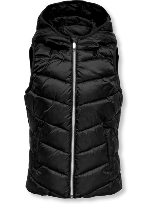 Colete Acolchoado Preto para Menina Kids ONLY Kogtalia - Kiabi Colete Acolchoado Preto para Menina Kids ONLY Kogtalia - Kiabi