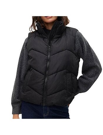 Colete Acolchoado Preto Vero Moda Ligaeva para Mulher