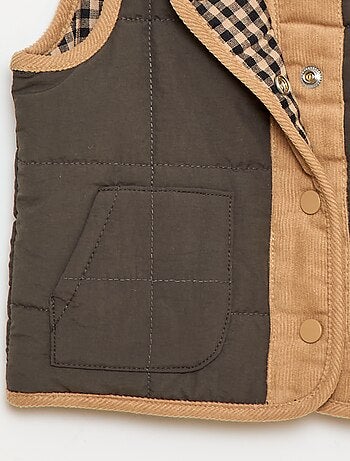 Colete Acolchoado Sem Mangas