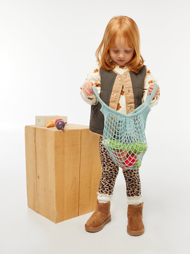 Colete Acolchoado Sem Mangas Preto - Kiabi