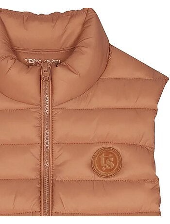 Colete Acolchoado Terracota Teddy Smith B-terry para Mulher