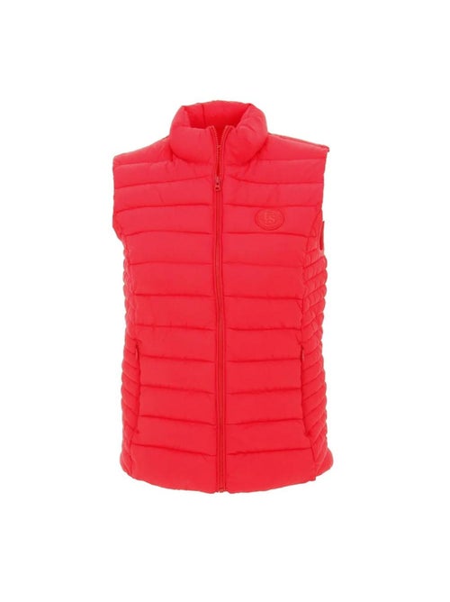 Colete acolchoado vermelho teddy smith b-terry para mulher - Kiabi Colete acolchoado vermelho teddy smith b-terry para mulher - Kiabi